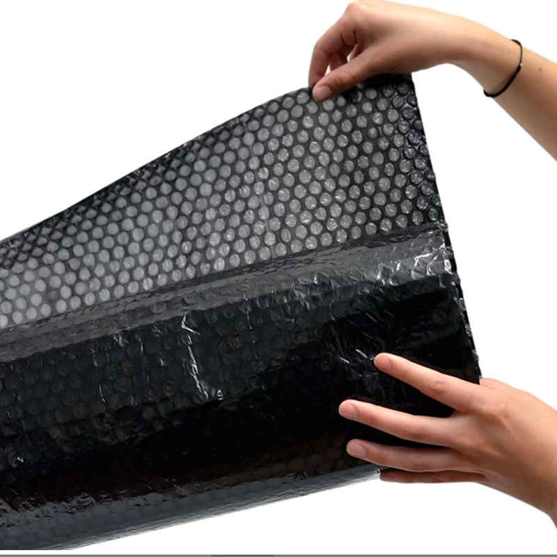 Black Bubble Wrap Roll