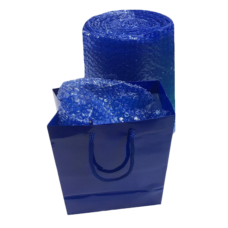 Blue Bubble Wrap Roll